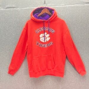 Colosseum Orange and Purple Clemson Tigers Sweater